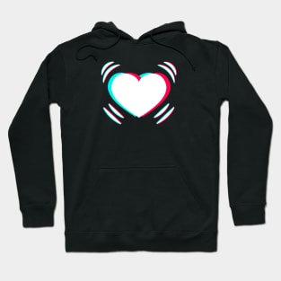 TikTok Beating Heart White Hoodie